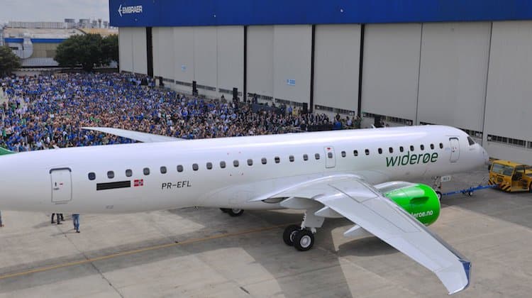 First Embraer E190-E2 delivered