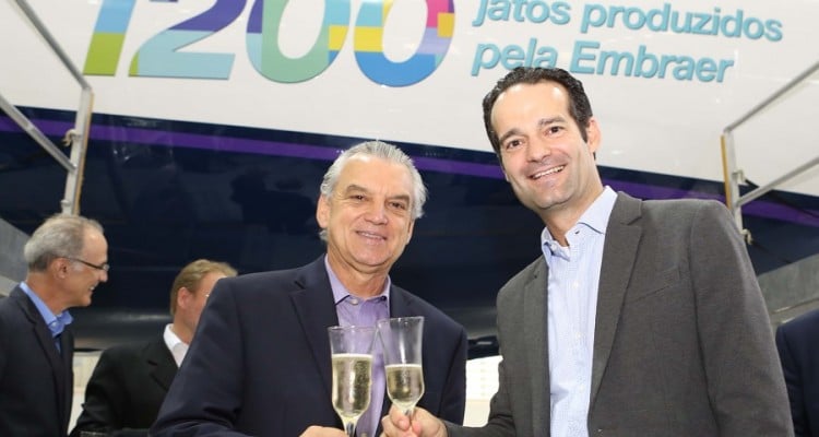 Embraer delivers the 1200 Jet from the E-Jets Family to Azul Airlines