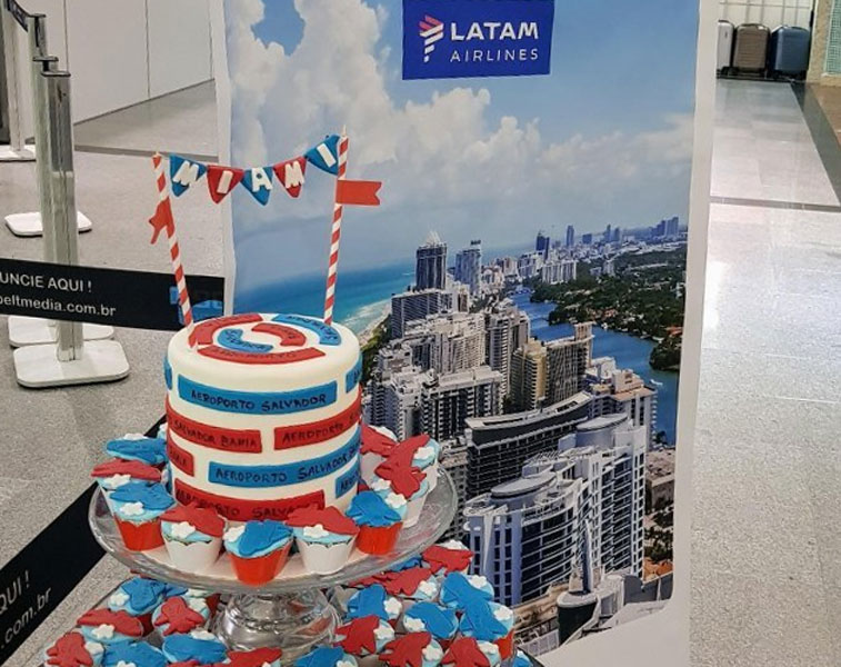 LATAM Airlines sets off for Salvador de Bahia from Miami