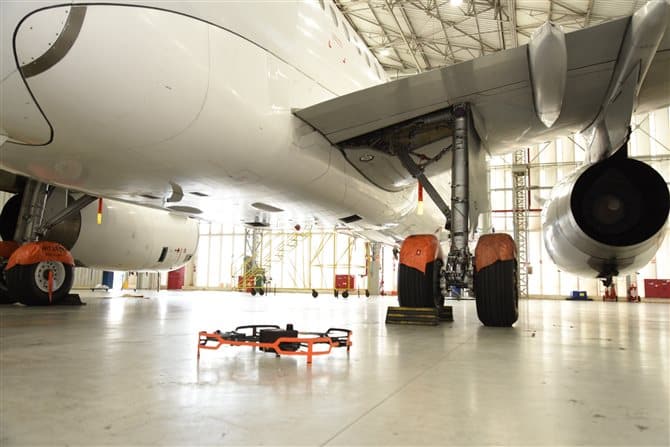 LATAM uses drones for aircraft maintenance