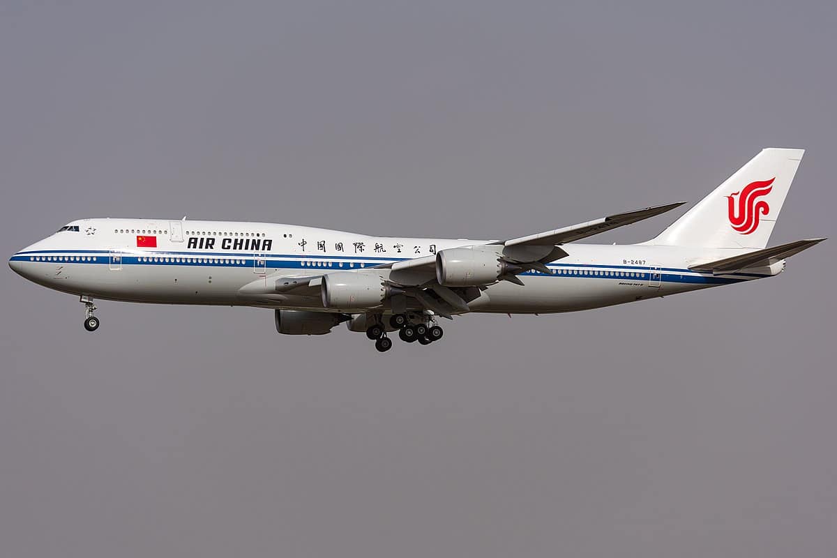 Air China flew a 747-400 to Brazil last week