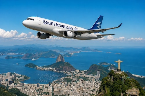 South America Carriers to fly inside Brazil